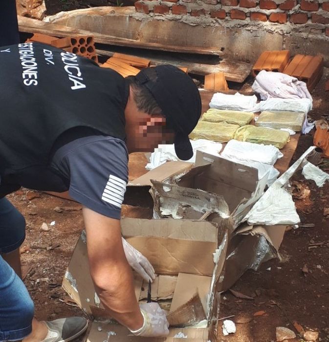 Secuestraron una carga de hachís y 47 panes de marihuana en Montecarlo