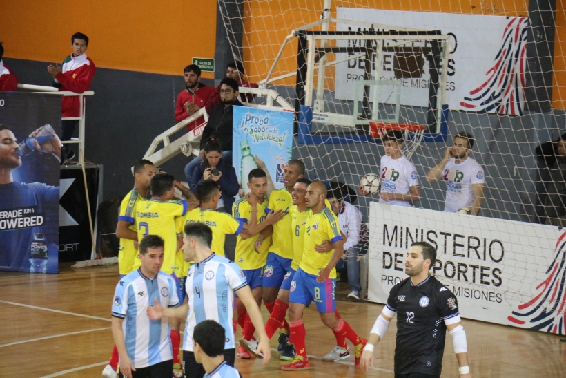 Futsal: Argentina cayó ante Colombia en el primer Desafío Mundialista jugado en Posadas