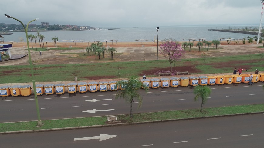 Incorporan 100 nuevos contenedores de basura en la ciudad