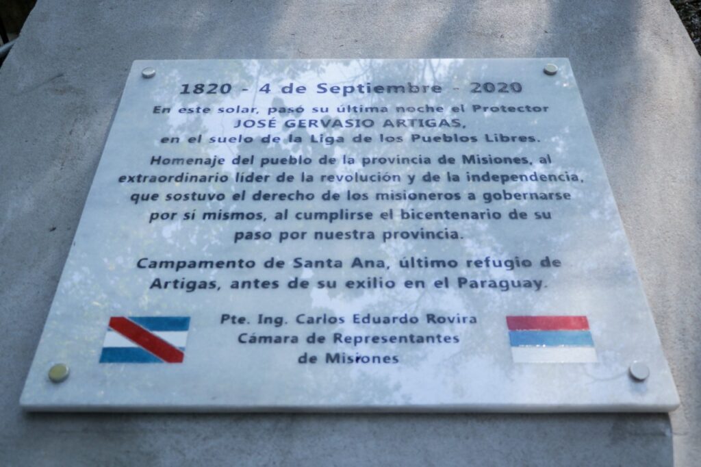 Conmemoraron el bicentenario del paso por Misiones de José Gervasio Artigas