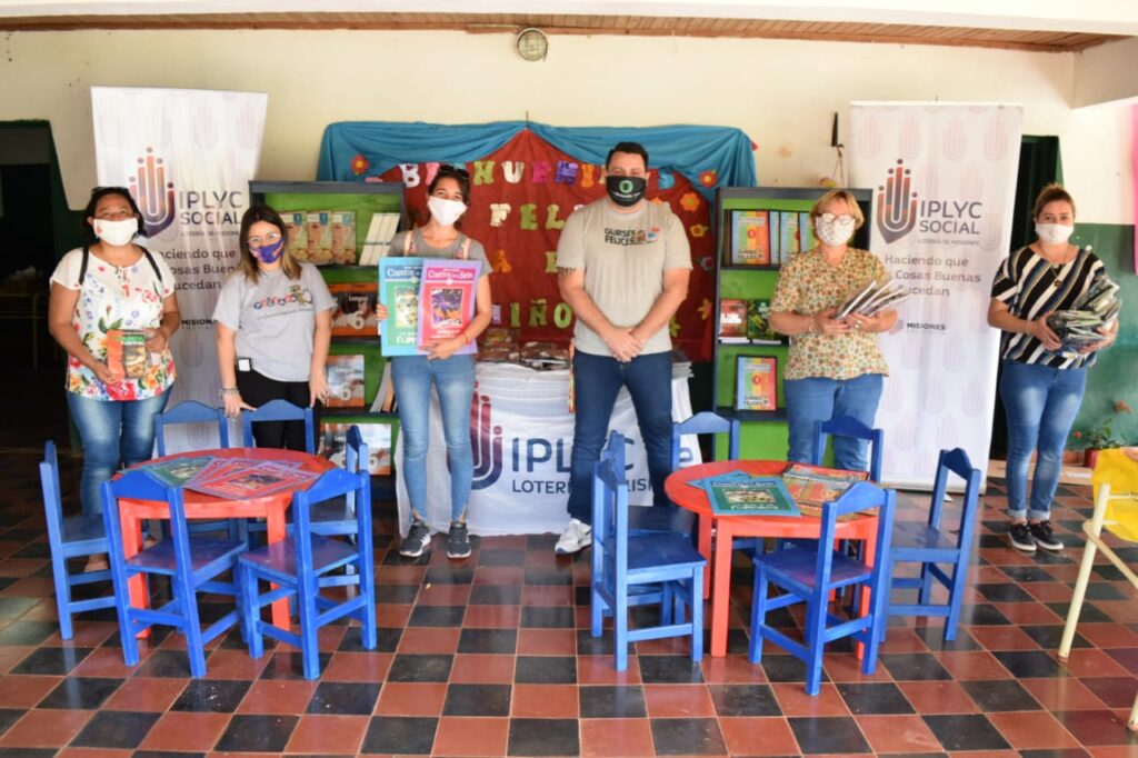 Gurises Felices visitó Concepción de la Sierra y brindó una merienda para los chicos