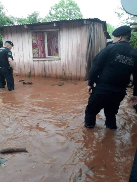 Oberá: diversos barrios afectados por las inundaciones