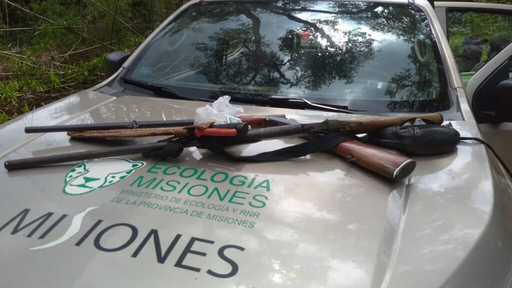 Guardaparques detuvieron a cazadores furtivos en el Parque Provincial Piñalito