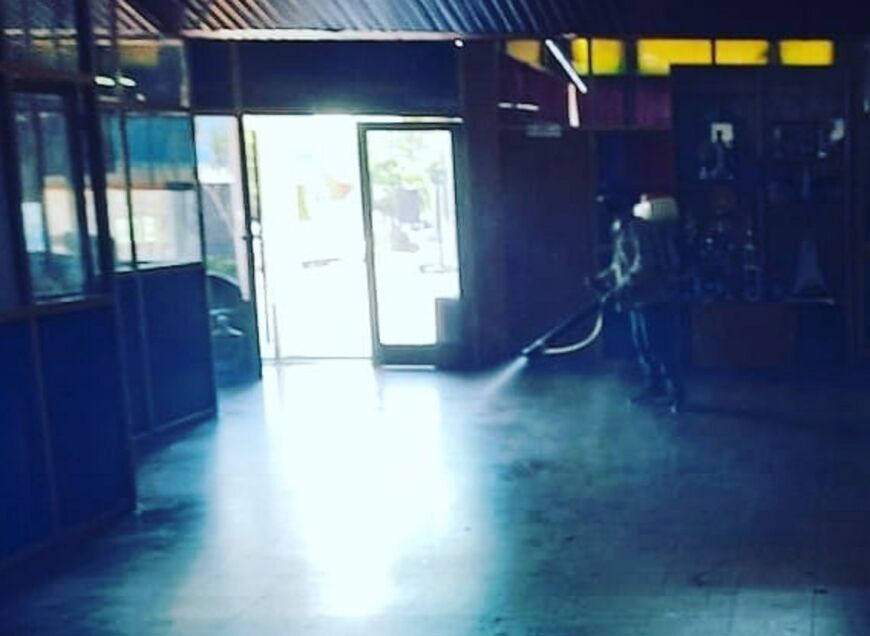 Posadas: realizaron sanitización en el Comando Radioeléctrico Centro y en los móviles policiales