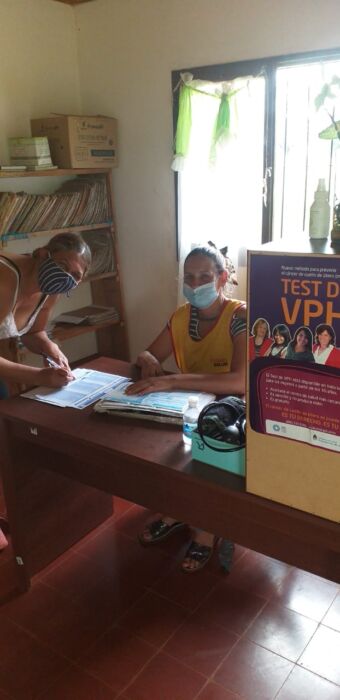 Realizaron operativo de PAP y test de VPH en el CAPS Primero de Mayo de Campo Grande