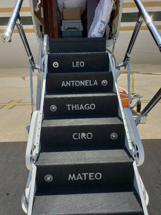 Cómo es el avión de Lionel Messi en el que viajó la comitiva presidencial a México