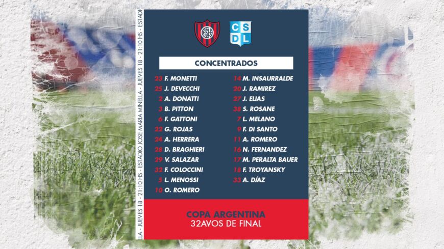 San Lorenzo - Liniers por Copa Argentina: hora, tv y formaciones