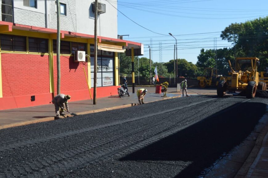 Municipales finalizaron obra de asfalto en la chacra 139 de Posadas