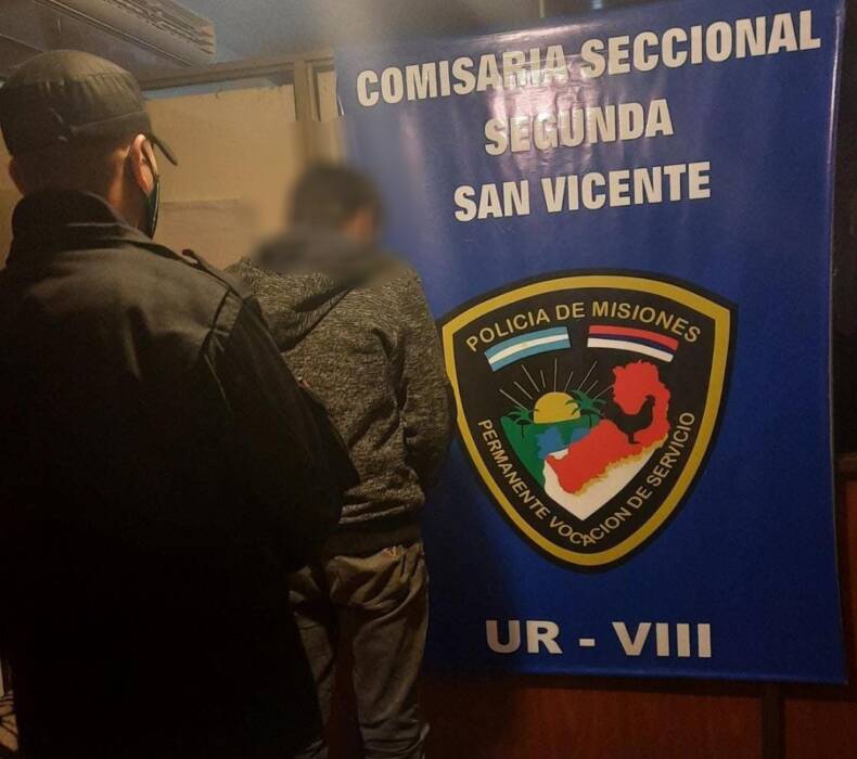 Detuvieron a un conductor alcoholizado que chocó a un motociclista en San Vicente