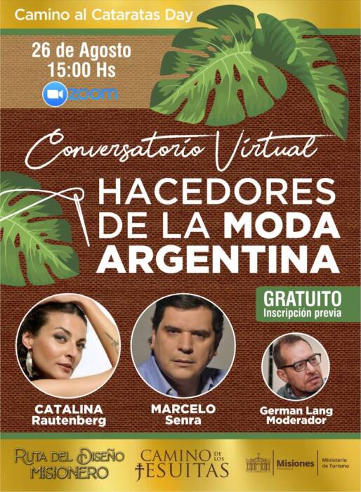 Este jueves se desarrollará el conversatorio virtual “Hacedores de la Moda Argentina”